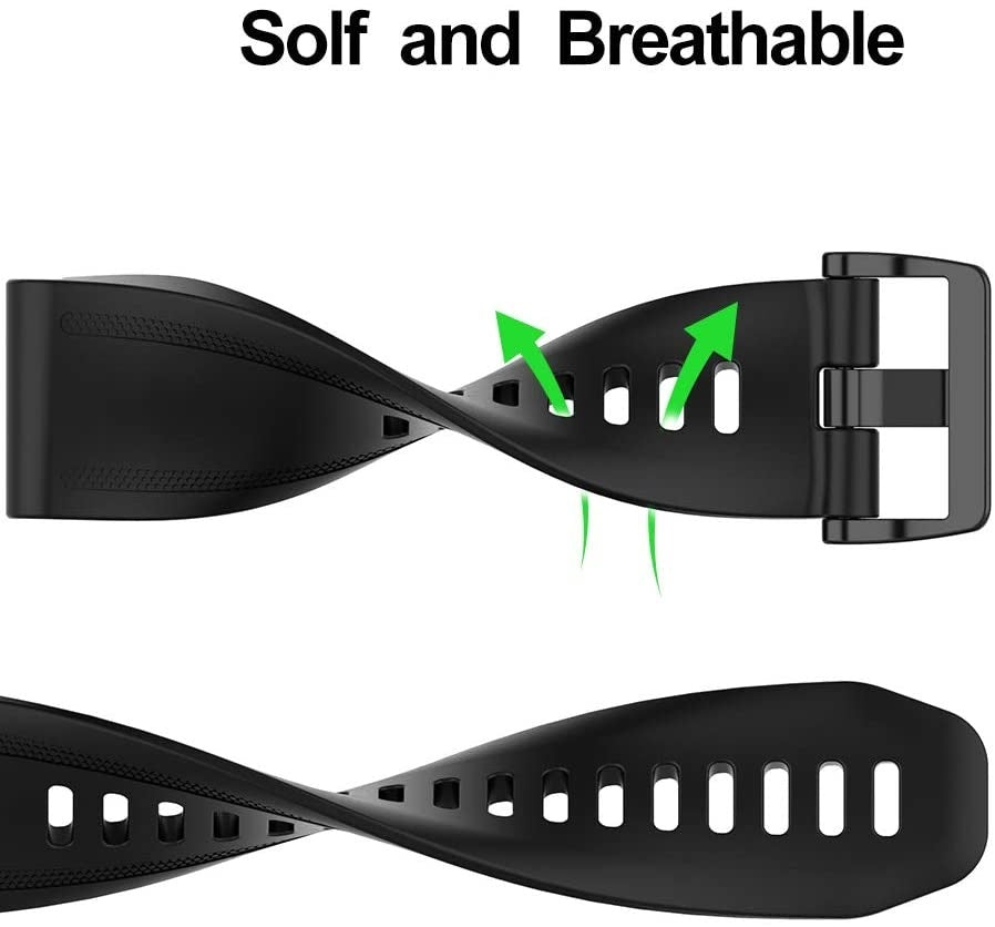 Bracelet silicone Garmin Descent Mk2S (noir)