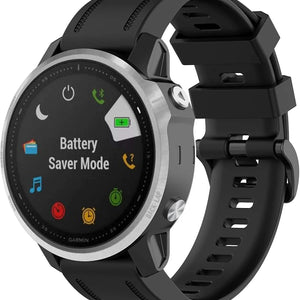 Bracelet silicone Garmin Instinct E - 40mm (noir)