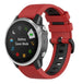 Bracelet sport avec boucle Garmin Approach S70 - 42mm (rouge/noir)