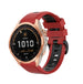 Garmin Fenix 7s Silicone Strap Tough (Red/Black)