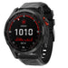 Bracelet silicone Garmin Fenix 7x (noir)