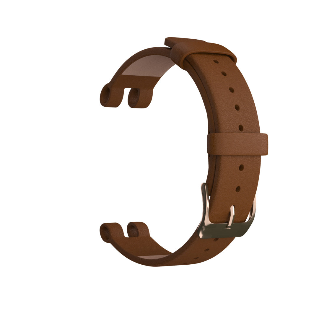 Bracelet cuir Garmin Lily (marron)