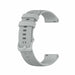 Bracelet montre 18mm silicone - universel (gris)