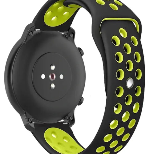 Bracelet sport Fossil Gen 4 Venture HR (noir/jaune)