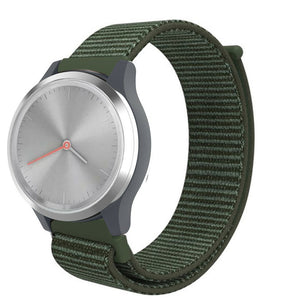 garmin-vivomove-3s-nylon-armband-dunkelgruen