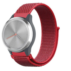garmin-vivomove-3s-nylon-armband-rot