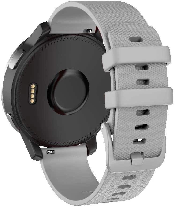 Bracelet silicone Garmin Vivomove 3s - 39mm - gris