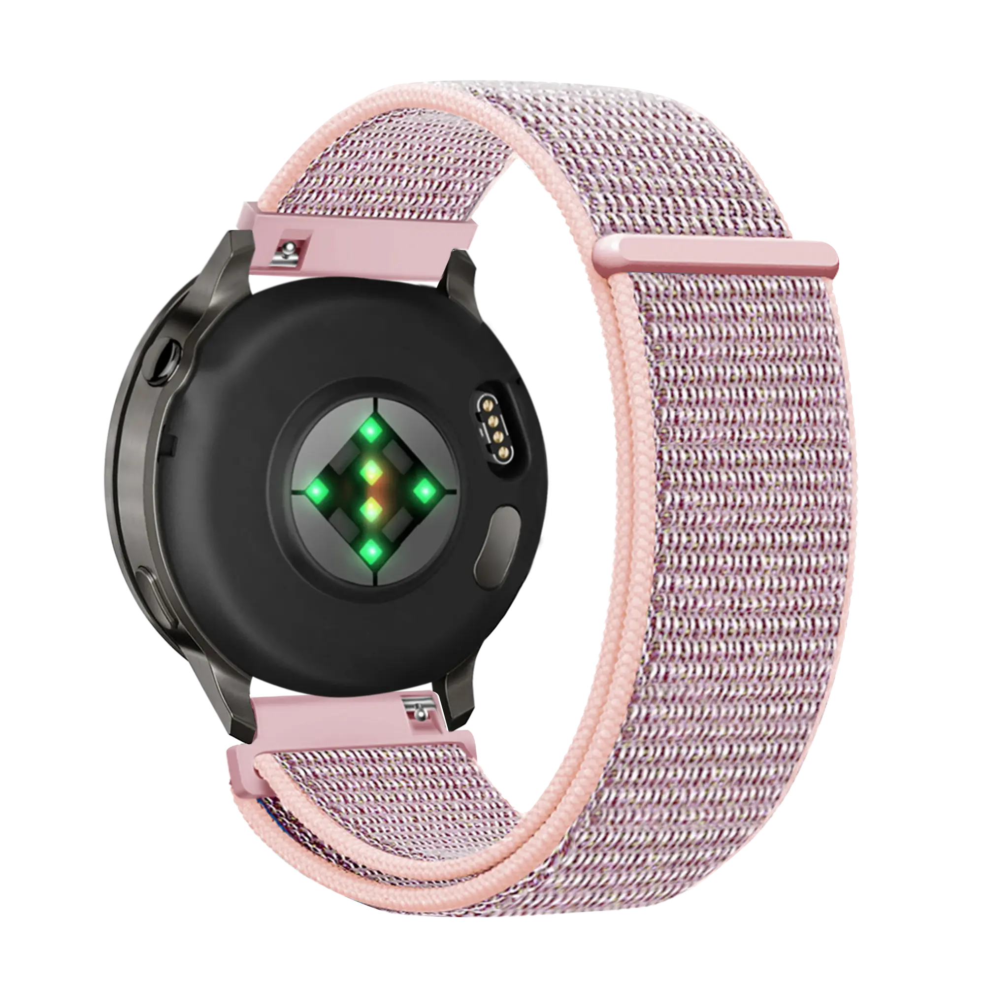 Bandz Bracelet nylon à boucle Garmin Venu 2s (rose sable)