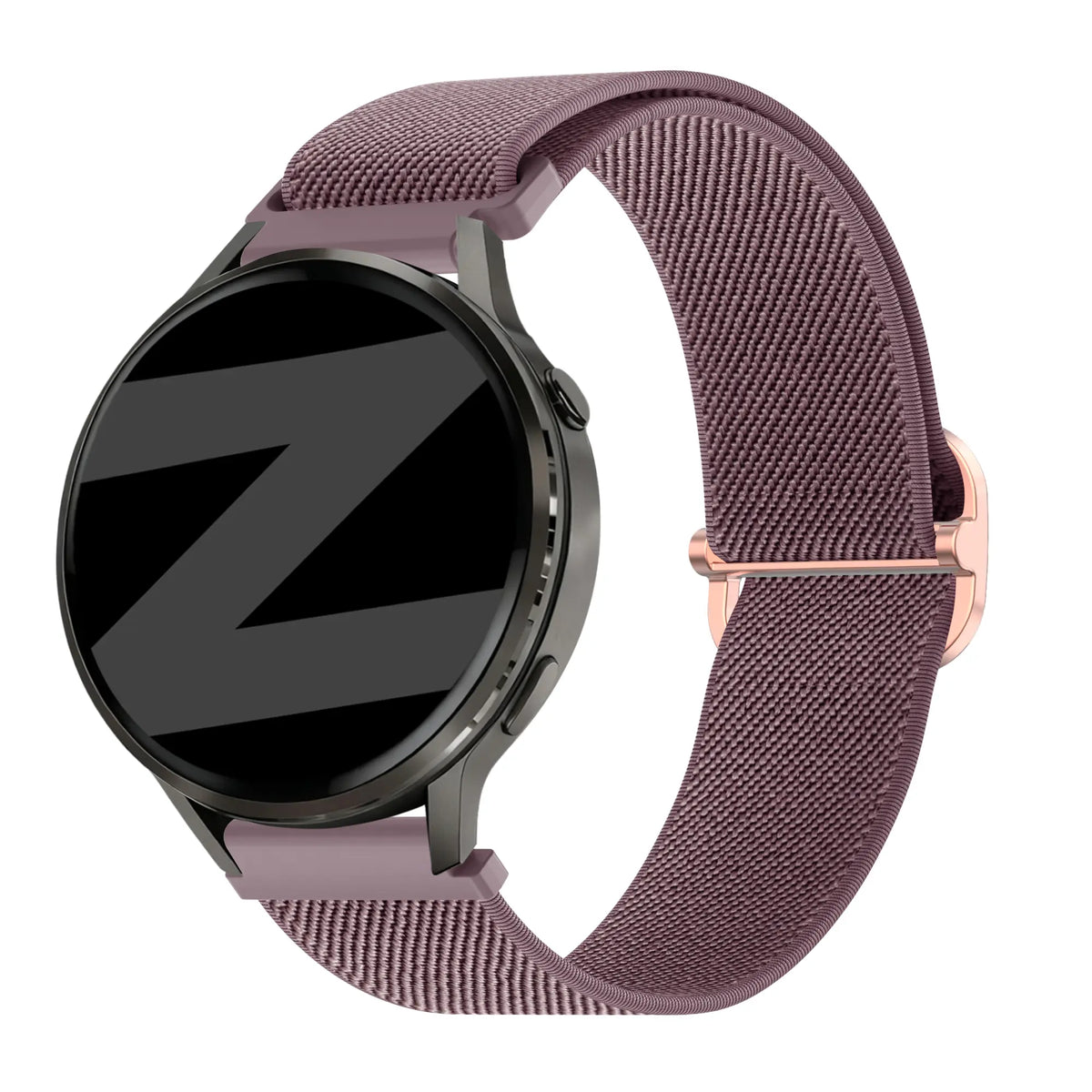 Nylon Elastic Strap, smoke purple
