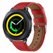 Bracelet cuir Samsung Gear Sport (rouge)