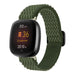 Fitbit Versa 3 Braided Nylon Strap (Green)