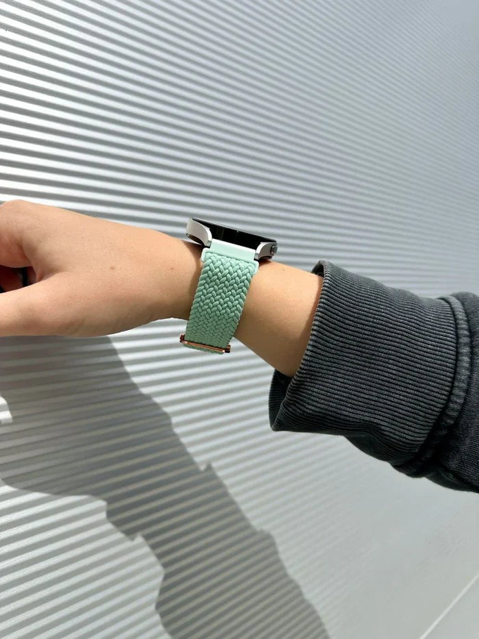 Withings ScanWatch Nova Adjustable Braided Strap (Turquoise)