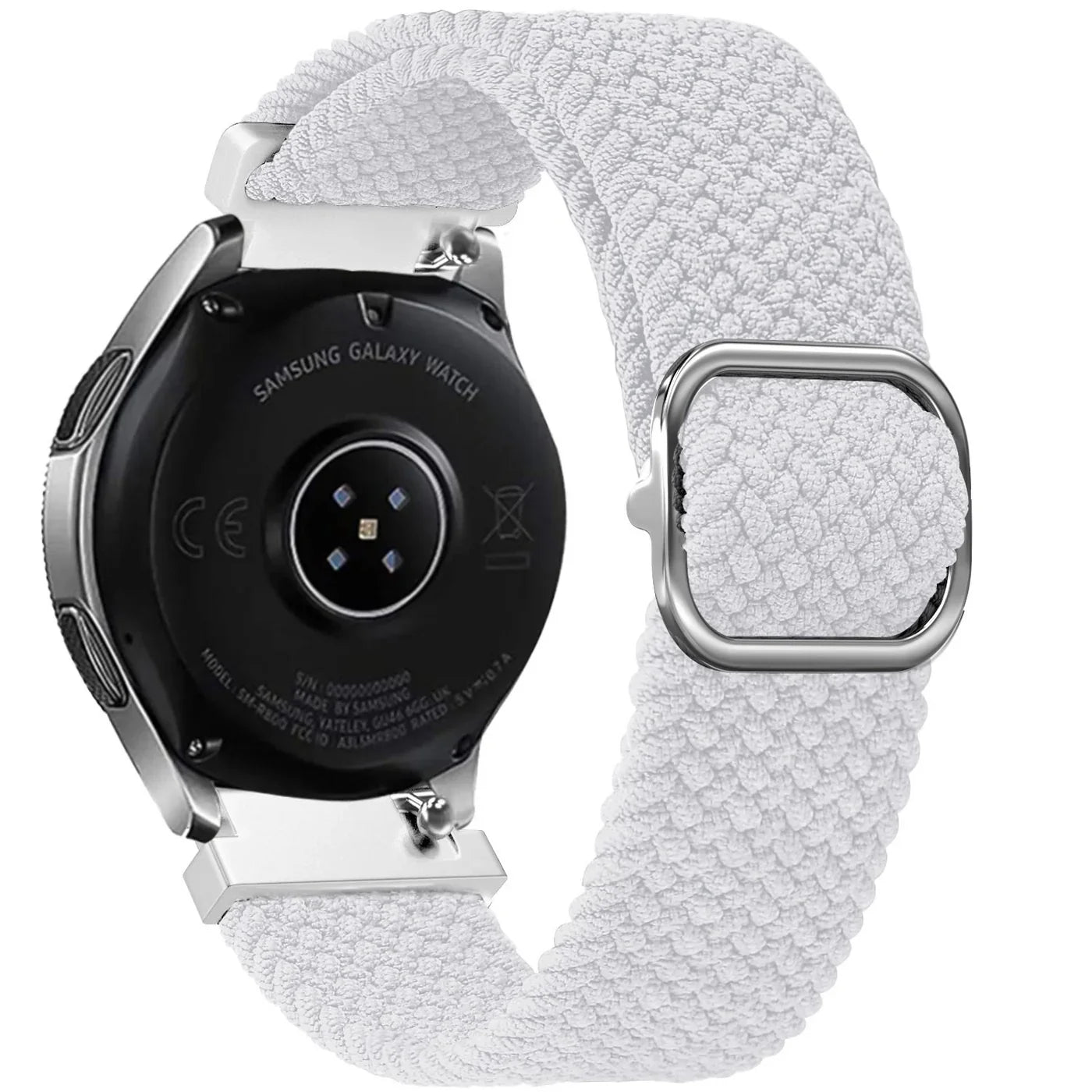 Bracelet tressé réglable Coros Apex 2 (blanc)
