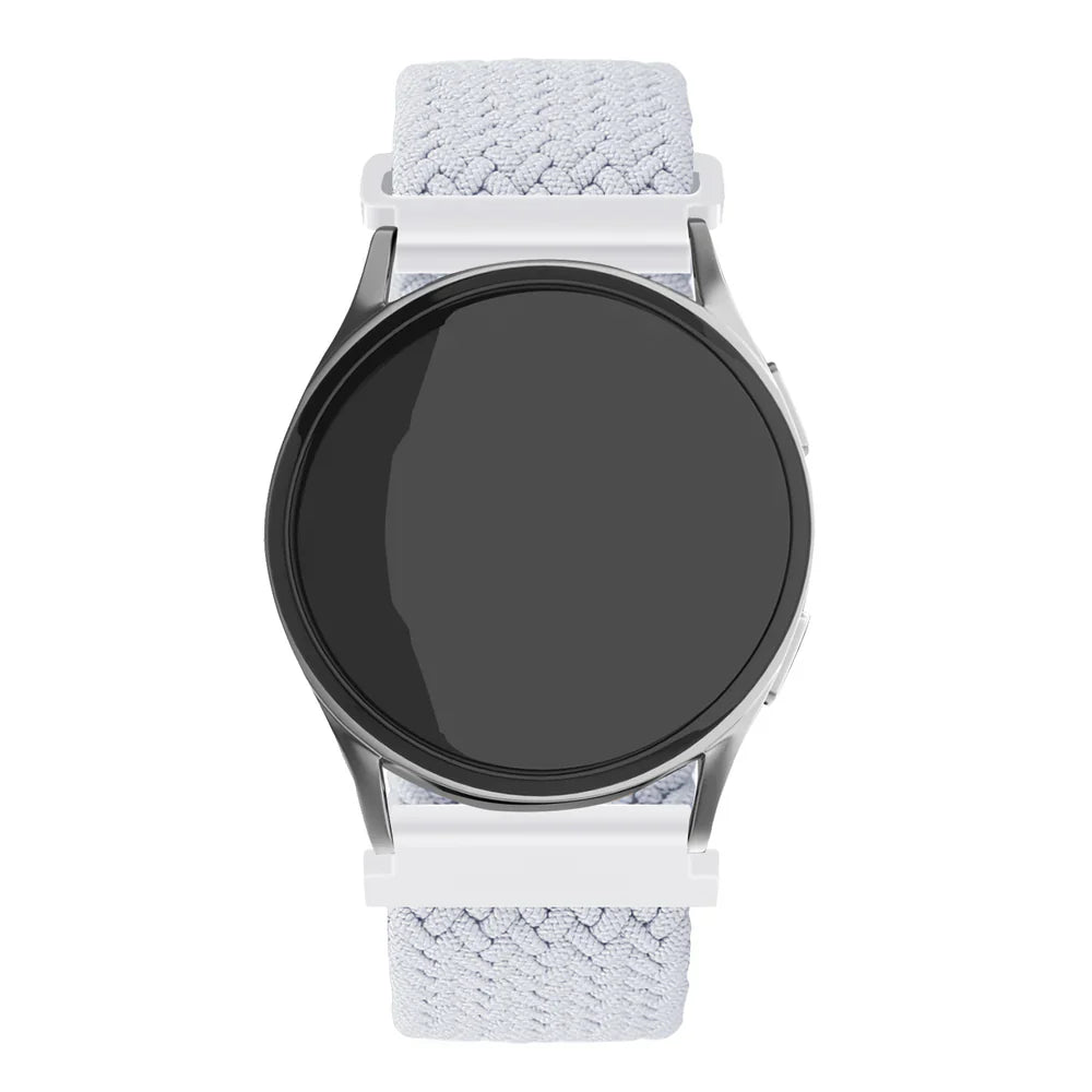 Bracelet tressé réglable Withings ScanWatch Nova (blanc)