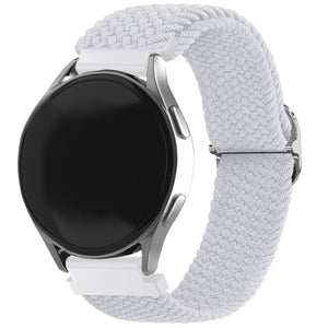 Bracelet tressé réglable Withings ScanWatch Nova (blanc)