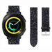 Samsung Gear Sport Leather Glitter Strap (Black)