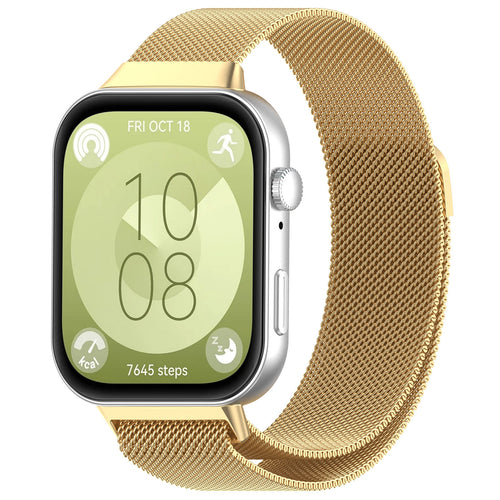 Huawei Watch Fit 3 Milanese Strap (Gold)