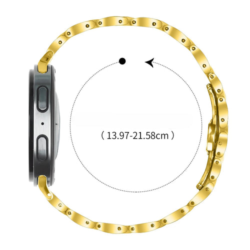 Bracelet acier fin Samsung Galaxy Watch 8 Classic (or)