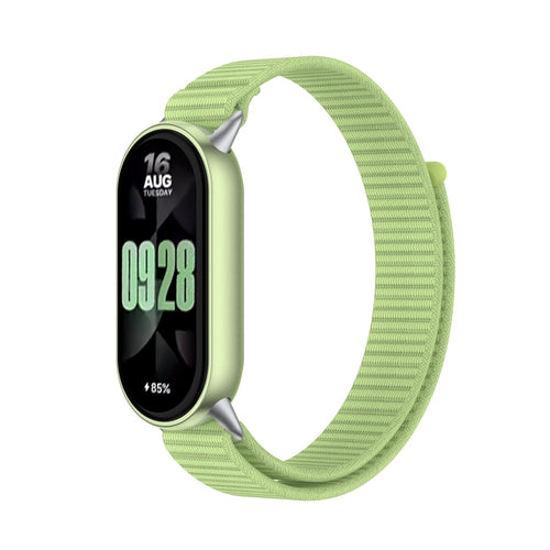 Bracelet nylon moderne Xiaomi Smart Band 10 (vert)