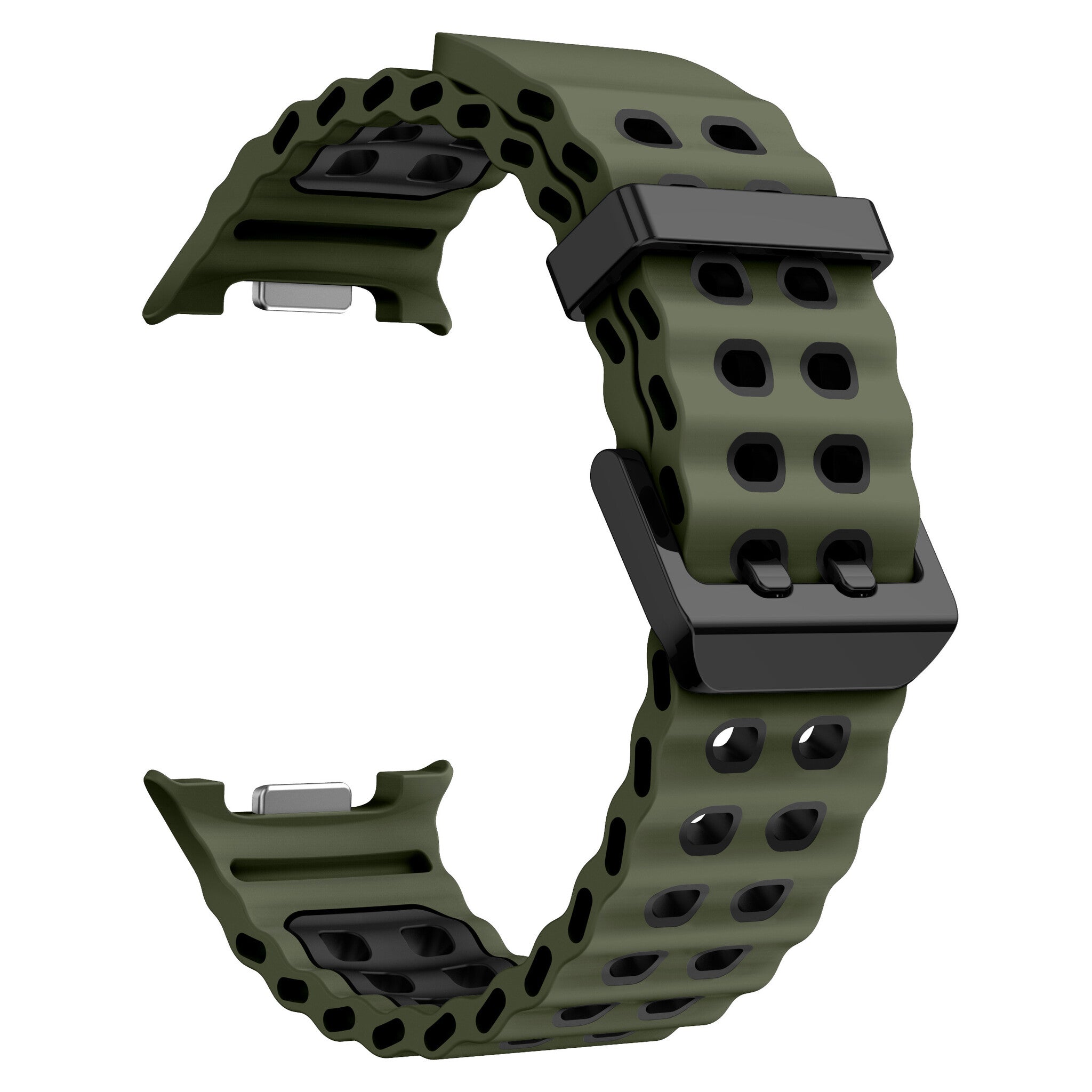 Samsung Galaxy Watch 8 - 44mm Ocean Strap (Green/Black)