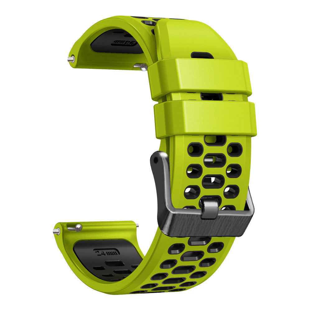 Bracelet sport avec boucle Garmin Venu X1 (lime/noir)