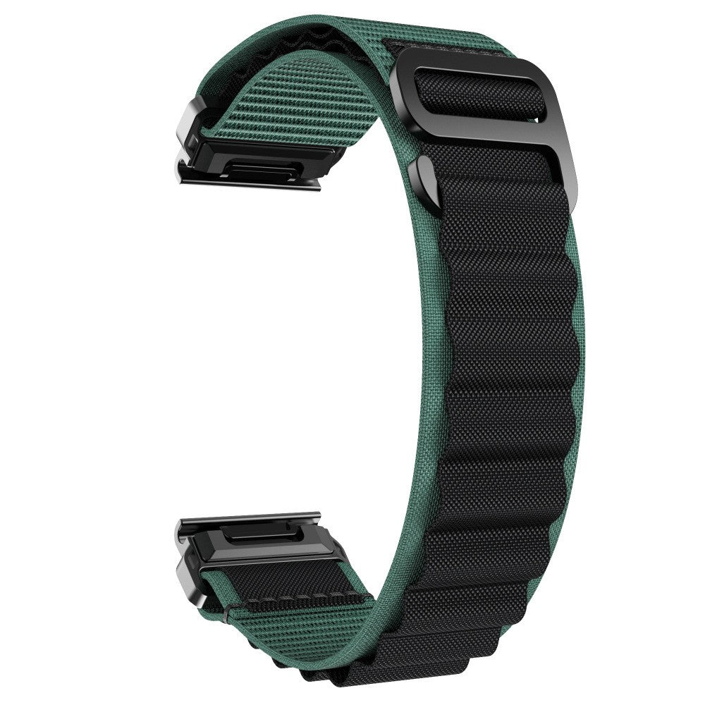 Garmin Approach S70 - 47mm Alpine Nylon Strap (Green/Black)
