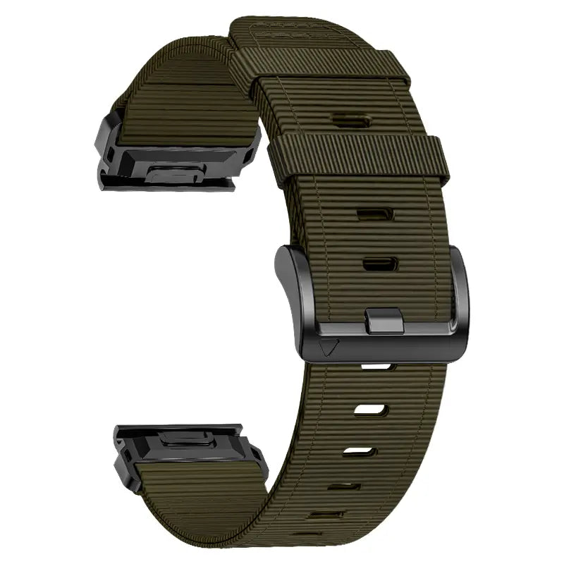 Bracelet nylon premium avec boucle Garmin Tactix 8 - 47mm (vert)