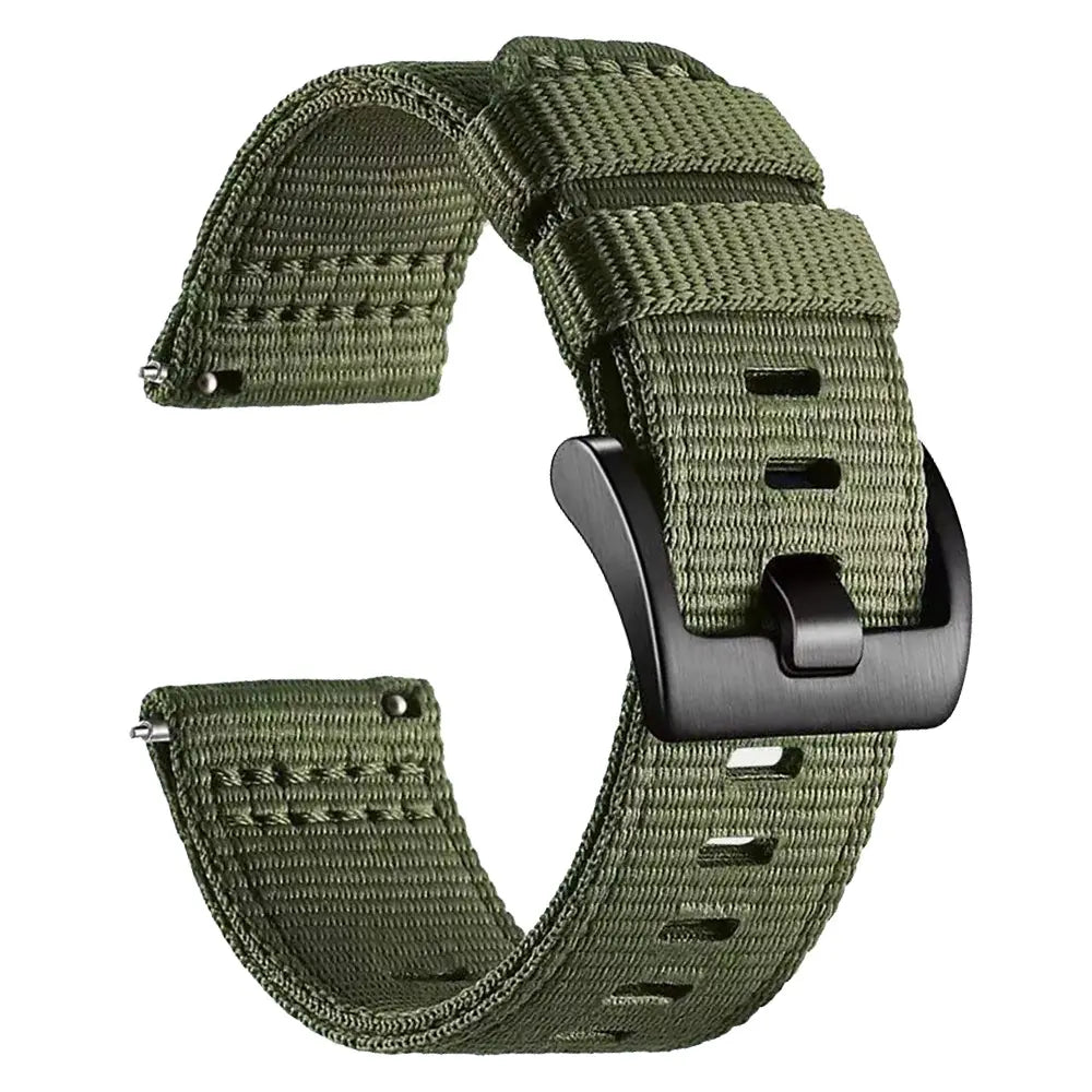 Bracelet nylon à boucle Garmin Venu X1 (vert)