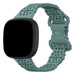 Bracelet silicone avec motif Fitbit Versa 4 (verde)