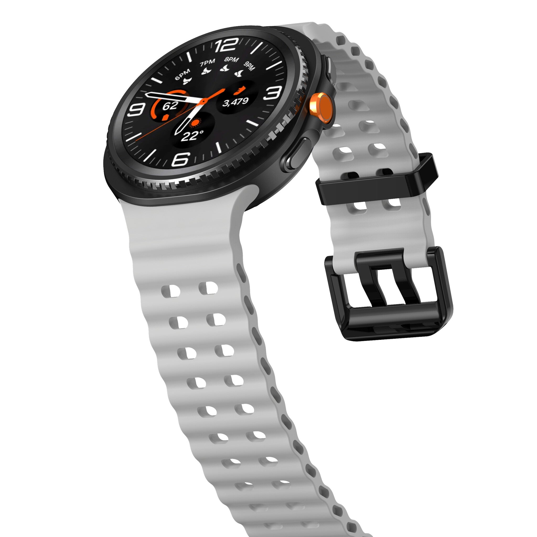 Samsung Galaxy Watch 8 - 40mm Ocean Strap (Grey)