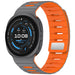 Bracelet silicone magnétique Samsung Galaxy Watch 8 - 44mm (gris foncé/orange)