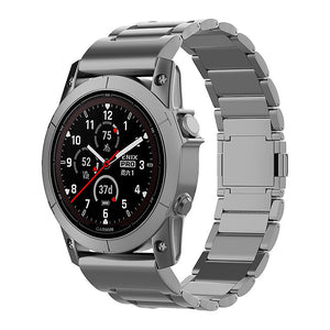 Bracelet titane magnétique Garmin Instinct (graphite)