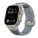 Bracelet silicone élastique liquide Apple Watch (gris)