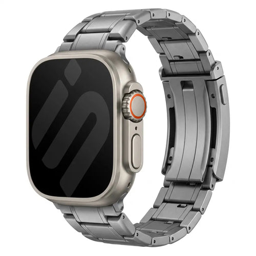 Apple Watch Adjustable Titanium Strap (Graphite)