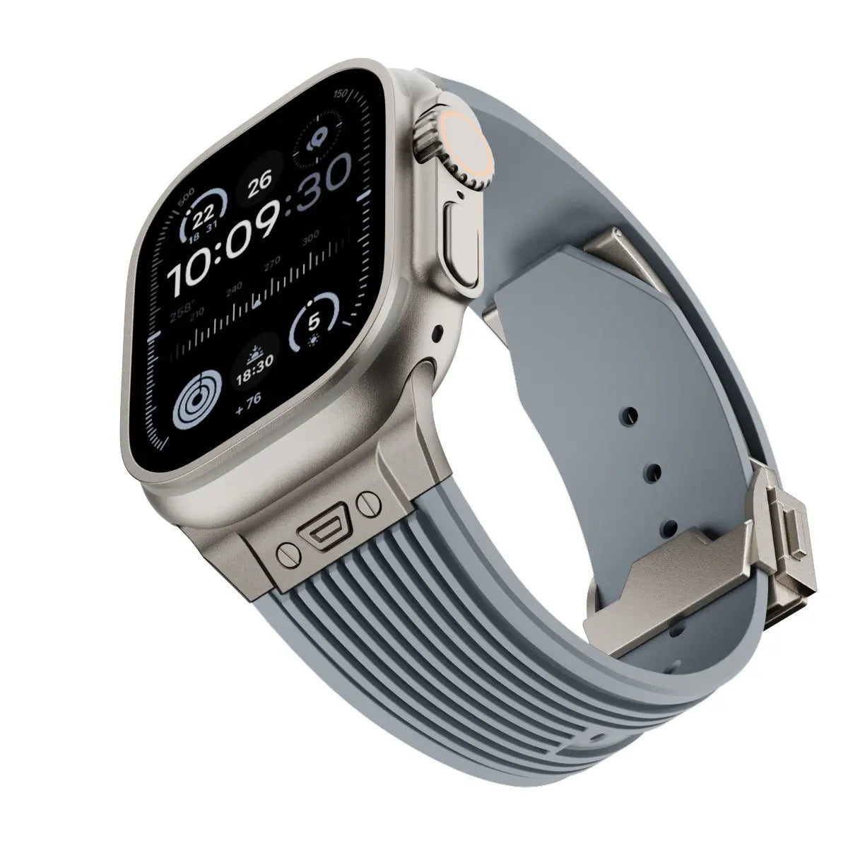 Liquid Elastic Silicone Strap, grey