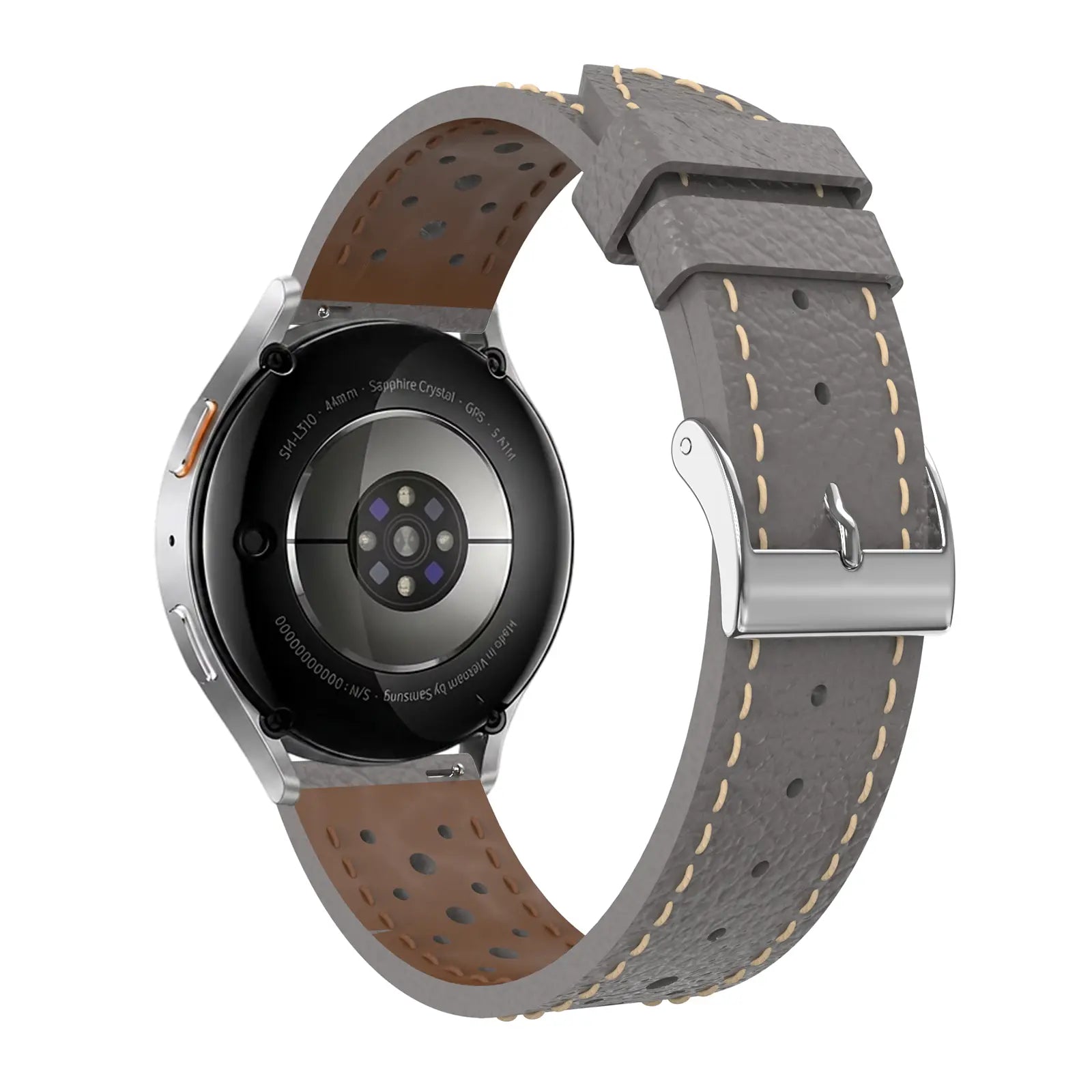 Bracelet cuir zephyr Xiaomi Watch S4 - 47mm (gris)
