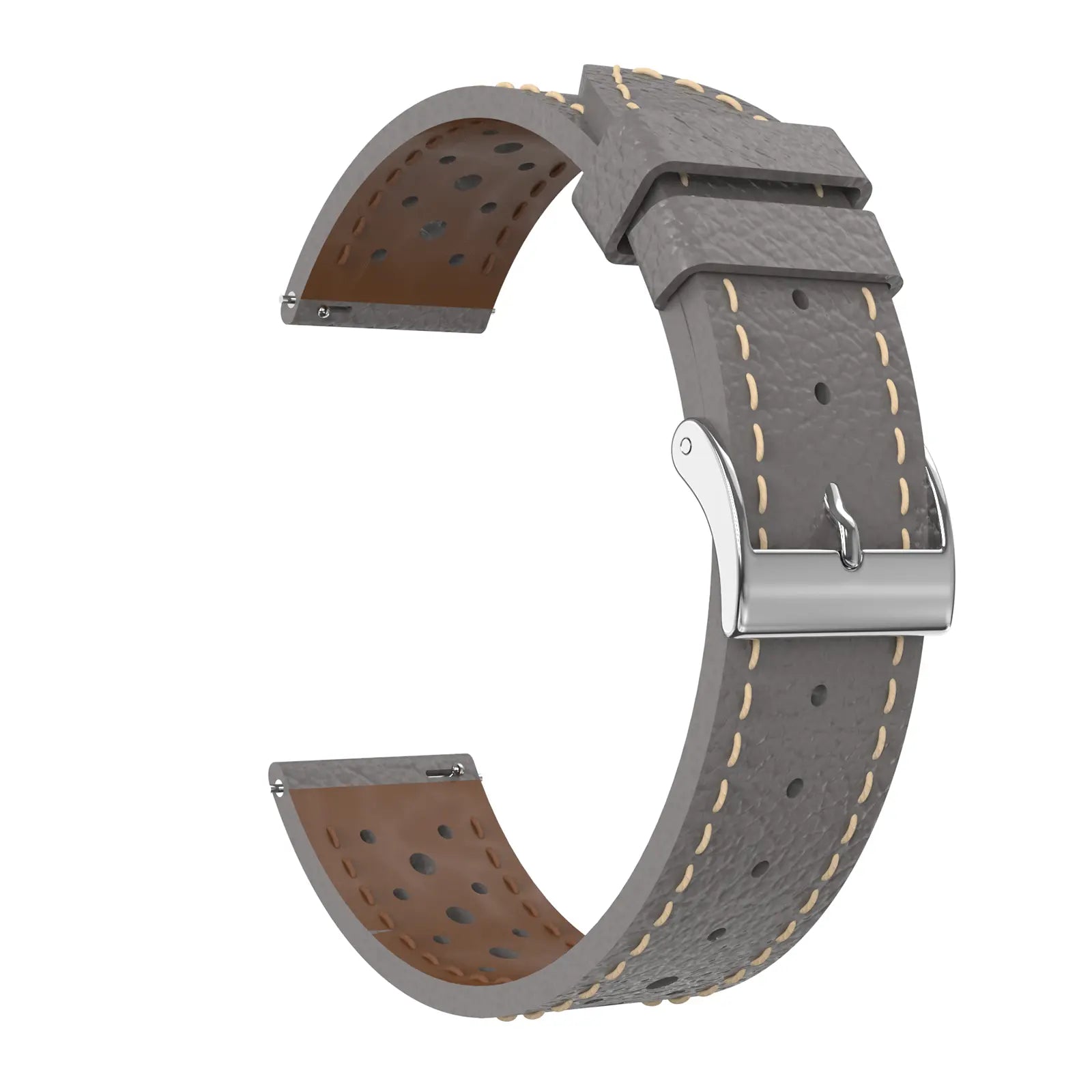 Bracelet cuir zephyr Xiaomi Watch S4 - 47mm (gris)