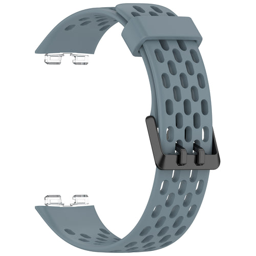 Bracelet silicone air Huawei Band 10 (grisbleu)