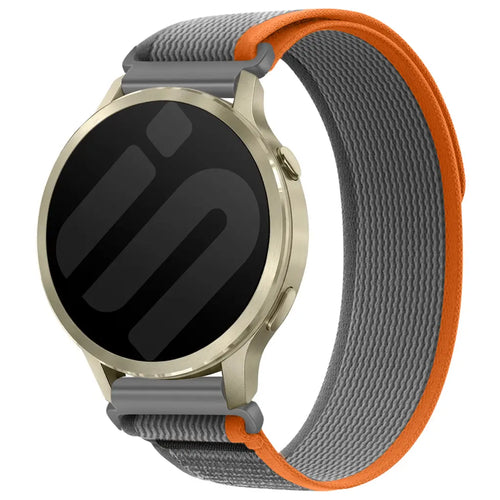 Garmin Vivomove 3 Trail Nylon Strap (Grey/Orange)