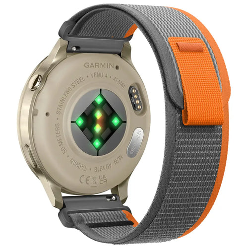 Garmin Vivomove 3 Trail Nylon Strap (Grey/Orange)
