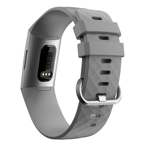 Fitbit Charge 3 Silicone Strap (Grey)