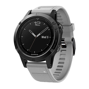Bracelet silicone Garmin Tactix 8 - 47mm (gris)