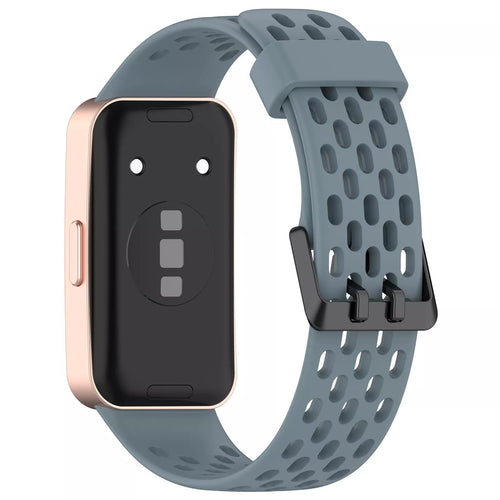 Bracelet silicone air Huawei Band 10 (grisbleu)