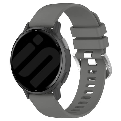 Bracelet silicone classique Garmin Approach S42 (gris foncé)