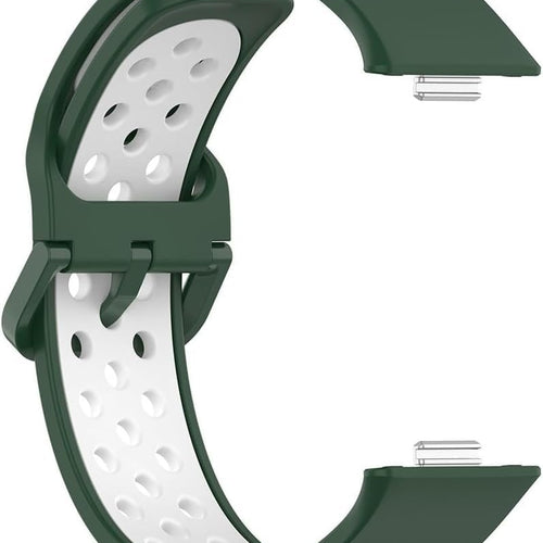 Bracelet sport Huawei Watch Fit 5 (vert/blanc)