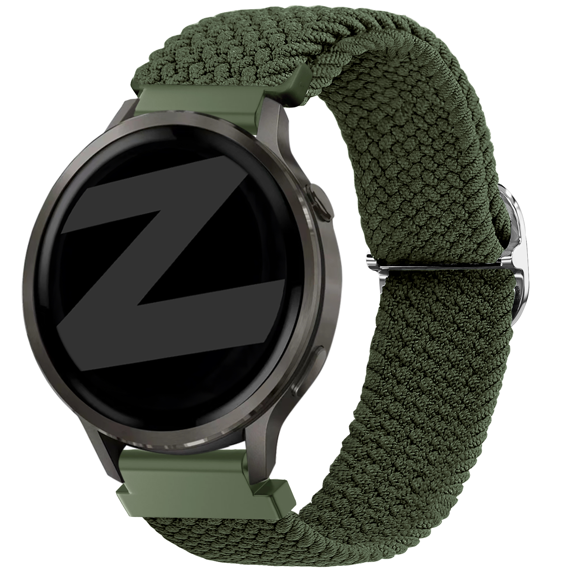 Bandz Bracelet tressé réglable Garmin Vivoactive 4s (vert)