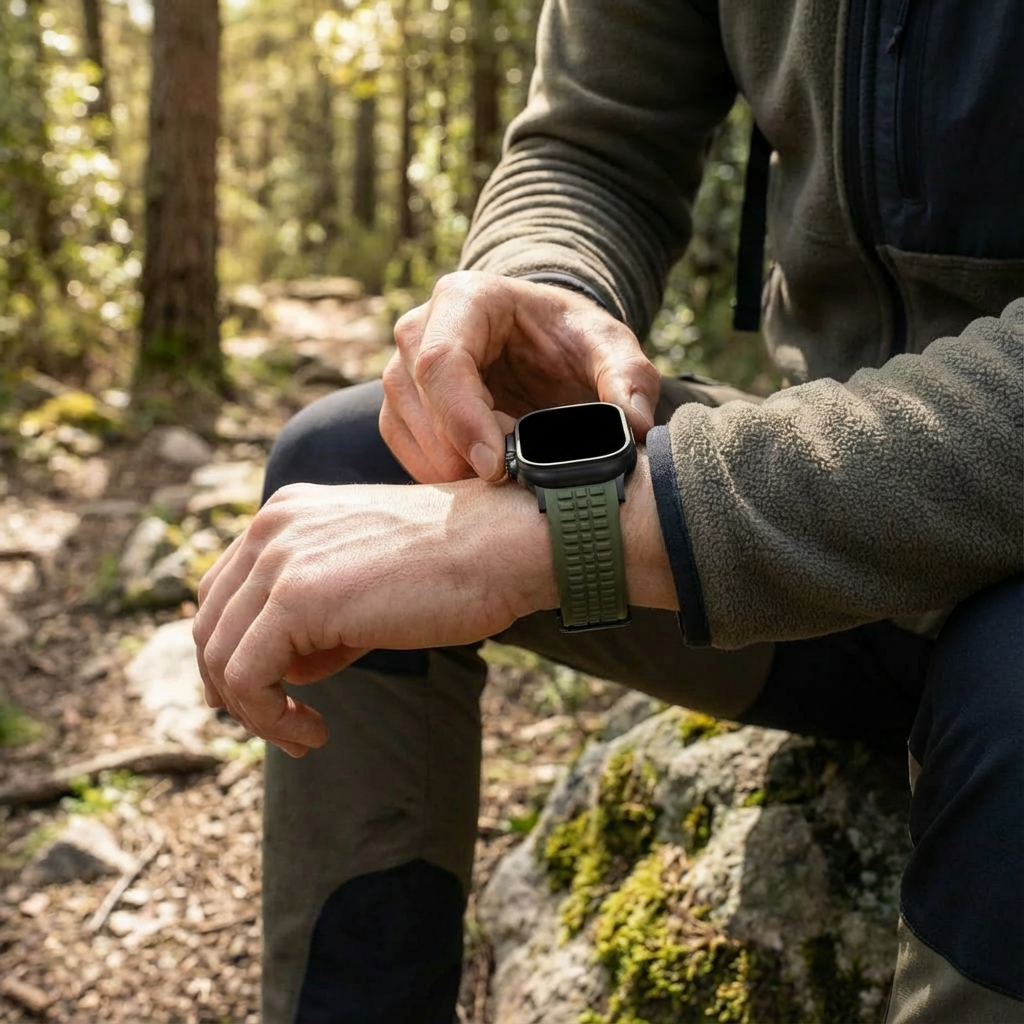 Apple Watch Premium Silicone Strap (Green)