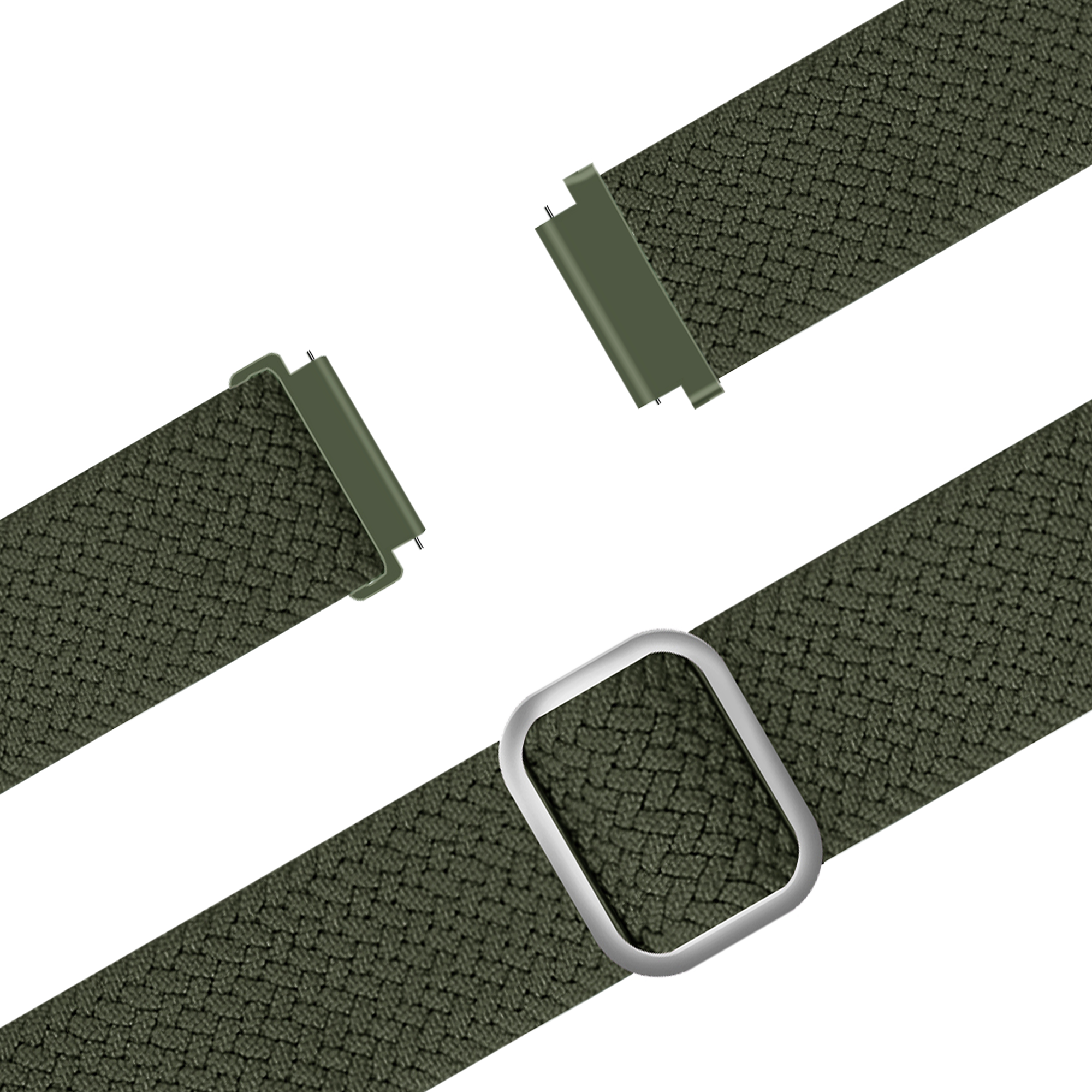 Bandz Bracelet tressé réglable Garmin Forerunner 255s (vert)
