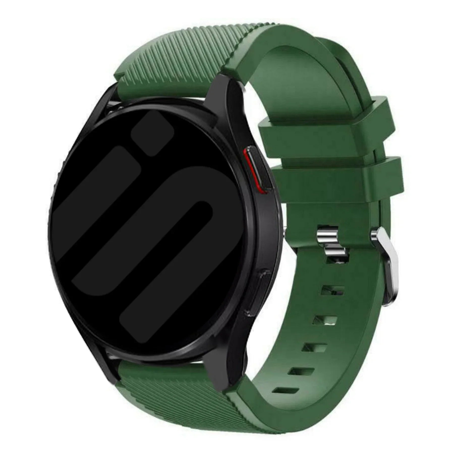 Bracelet silicone sergé Coros Apex 46mm (vert foncé)