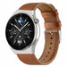 Bracelet cuir Huawei Watch GT 3 Pro 46mm (serré marron)